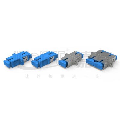 China SC Fiber Adapter Flanged Flangeless For Data Center FTTx CATV for sale