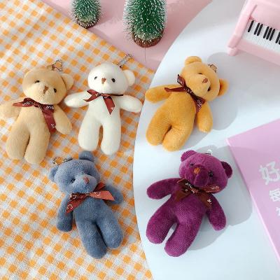 China Cute Siamese Bear Key Doll Toy New Arrival Style New Arrival Key Chain Bear Pendant Child Small Doll Gift for sale