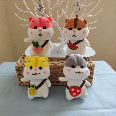 China Cute Little Mouse Hamster Doll Style Vole Hanging Key Chain Plush Toy Activity Gift Wholesale Customization for sale