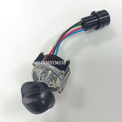 Chine 163-6710 1636710 Round Plug Throttle Knob Fuel Dial Switch For E312 E320 E320V2 Rotary Switch Excavator Parts à vendre