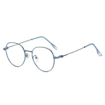 China Newest Style Round Optical Frame 8235 Square Color Changing Photochromic Glass Blue Light Blocking Eyewear for sale