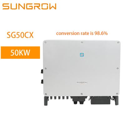 China Hot Selling New Product Metal Inverter SG50CX Sungrow Solar Photovoltaic Off Grid Tied Inverter 782*645*310 mm for sale