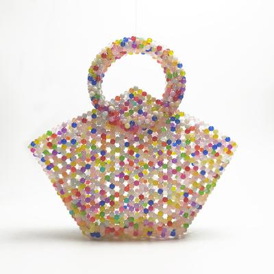 China 2021 Fashion Candy Bag Cute Summer Holiday Bag Colorful Beach Bag for sale