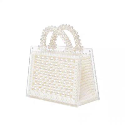 China NEW ENGLAND STYLE summer style handbag transparent shoulder bag women acrylic beaded bag for sale