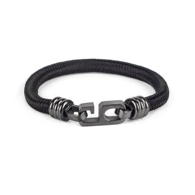 China 2019 High Quality Men's Rope Anti-allergic/No Rust/Wolf Fashion Jewelery Craft Magnetic Bracelet for sale