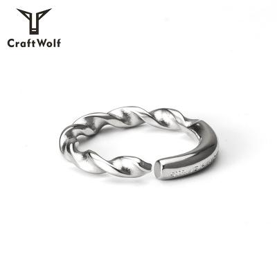 China Wolf Wholesale Fashion Jewelry Unique Craft Design TRENDY Ring for sale