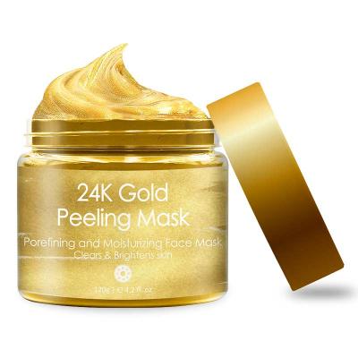 China Private Label Moisturizer Whitening Deep Mask Rose Gold Peel Off Facial Blackhead Removal Face Mask Moisturize for sale