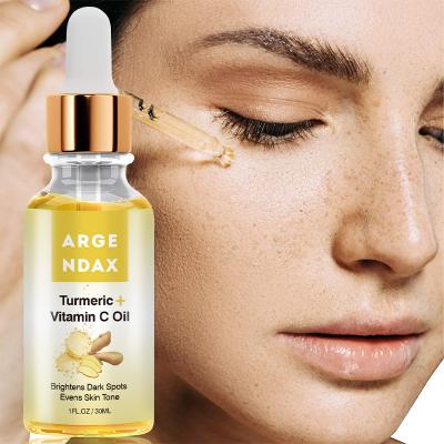 China Vegan Anti Aging Natural Turmeric Private Label OEM/ODM Skin Care Face Brightening Serum Whitening Vitamin C Serum for sale