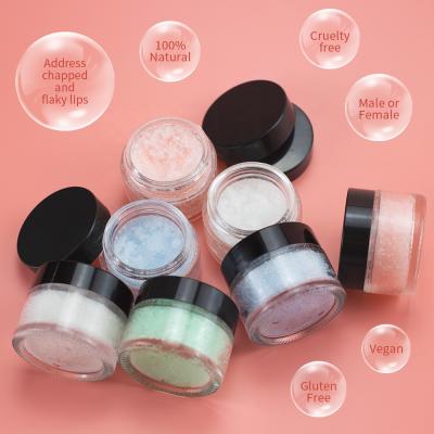 China Mini Lip Scrub Private Label Logo Marble 100 Whole Round Natural Organic Pink Exfoliator Sale Scrubber Perfume Good For Lips Scrub for sale