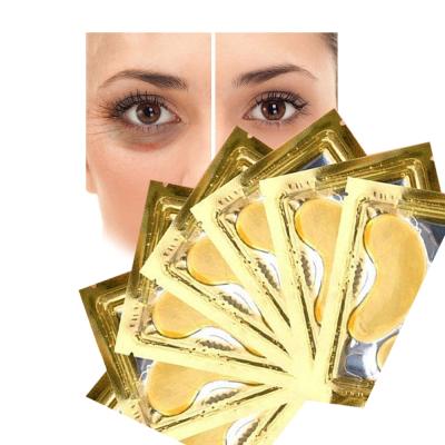 China Anti-Wrinkle Private Label 24k Gold Hydrogel Eye Patch Collagen Gel Cleansing Hydration Eye Mask for sale