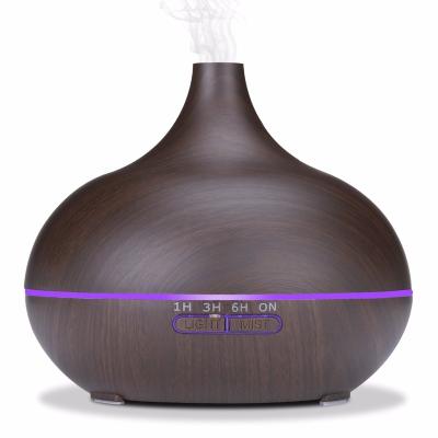 China RV Humidifier Essential Oil 550ml Aroma Diffuser Aromatherapy Diffusers Wood Ultrasonic Aroma for sale