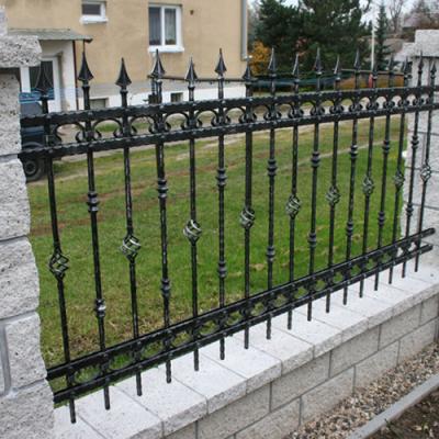 China Modern Used For Luxury Villa Wrought Iron Fence Security Decorative AR-F010 for sale