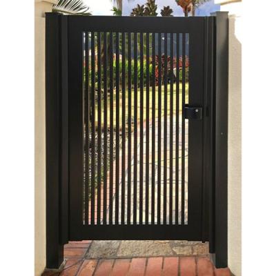 China Modern simple design garden manufacture wrought iron exterior gate AR-F015 for sale