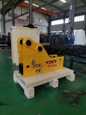 China 20CrMo Fence Post Driver 45mm Vibratory 3ton Excavator Attachment en venta