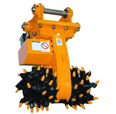 China 42CrMo Excavator Rotary Drum Cutter 360 Degree Drum Cutters for sale