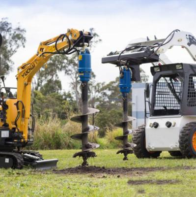 中国 スキッドの雄牛の掘削機のための小型掘削機のオーガー ドライブHex51油圧ドリル 販売のため