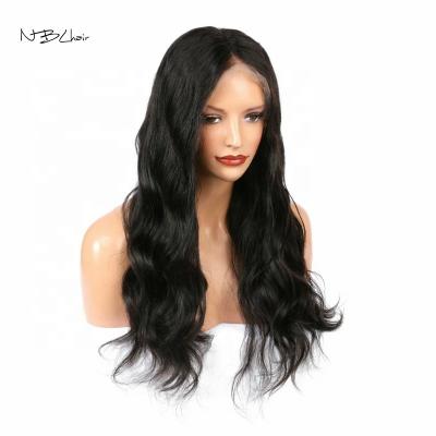 China Wholesale Price Body Wave Swiss Lace Front Human Hair Wigs Human Hair Lace Front Brazilian Body Wave Hd 40 Inch Full Hair Lace Wig for sale