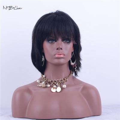 China Natural Color 13x4 13x6 Pixie Short Bob Cut Wigs Unprocessed Brazilian Virgin Hair Cuticle Aligned Straight Lace Front Wigs for sale