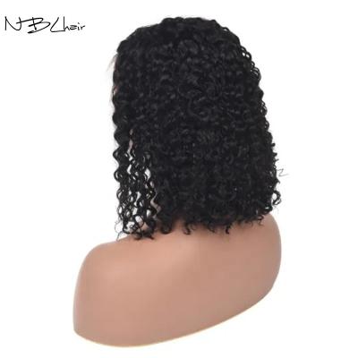 China Brazilian Lace Front Wigs, 100% Real Virgin Remy Hair Wig, Short Water Wave Bob Lace Wig Brazilian Natural Water Wave Hair Wig for sale