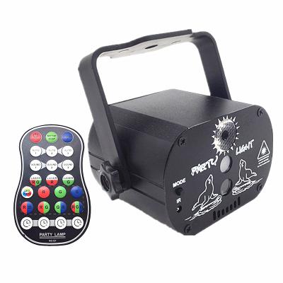 China Desk Led Disco Light Mini Laser Projector Dj Lighting Party Beam Remote Control Lights With Factory Price for sale