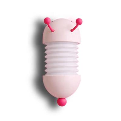 China 12h Caterpillar Shape Night Light for Kids Baby Cartoon LED Bedroom Cute Caring Light for sale