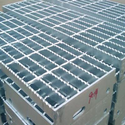 China Cross Bar Floor Twisted Steel Grating Weight With Factory Price for sale