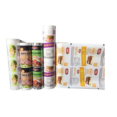 China Custom Moisture Proof Meat Food Film Roll Bread Moisture Proof Food Packaging Bags Roll Film for sale