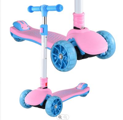 China Popular Kids Size Cool Design Portable Cheap Eco-friendly 3 Wheel Mini Safe Funny Exciting Adjustable Scooter for sale