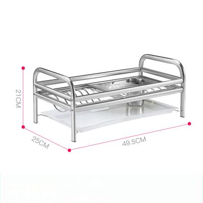 China 2 Tier Stainless Steel Dish Rack Durable Commercial Industrial Dish Rack for sale