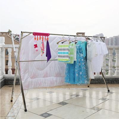 China OEM Stainless Steel Hotel Dressroom Eco-friendly Sheet Hanger Rack Clothes Rack for sale