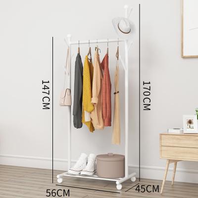 China Eco - Friendly Material Portable Free Standing Clothes Rack Storage Closet Garment Shelf for sale