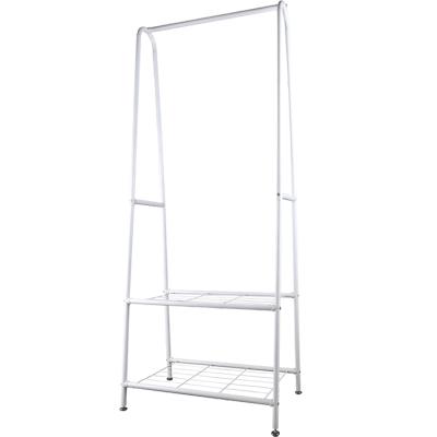 China New Type Sustainable Folding Metal Shoe Storage Clothes Rack Clothes Hanging Rack for sale