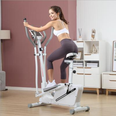 China Hot Selling Universal Laid Elliptical Gym Elliptical Equipment Machine Iron Magnetic Bike With Cross Seat Fitness Trainers For Home for sale