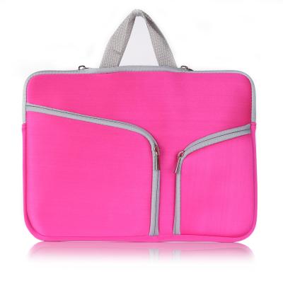 China High Quality Breathable Wrinkle Free Neoprene Protective Handle Laptops Sleeve Bag For Macbook 12