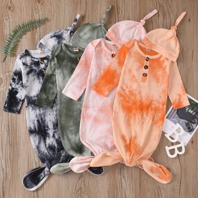 China 2021 foreign trade foreign trade children's clothing breathable popular infant new dye-tying sleeping bag for sale