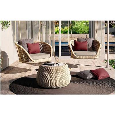 China Contemporary Indoor Backyard Summer Swing For Adults Outdoor Egg Chair Furniture Set for sale