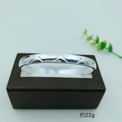 China silver two big metal bracelets designs for girls women for sale