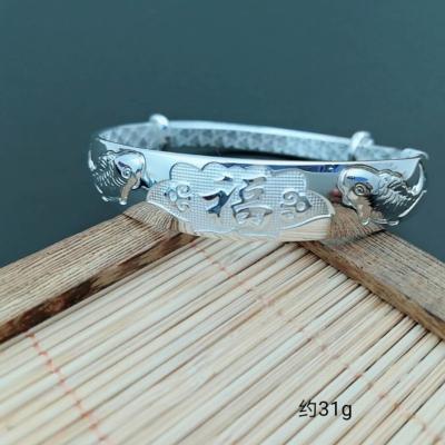 China silver bracelets for women design 31g C for sale