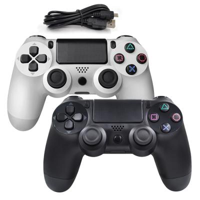 China Hot wired controller for Playstation 4 usb wired gamepad for PlayStation 4 Black and White for sale