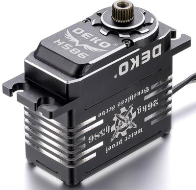 China DEKO SERVO H586 Full CNC Aluminium Case Digital Brushless motor Hi-end Servo Specially for 1/8 Crawler,RC plane, Heli for sale