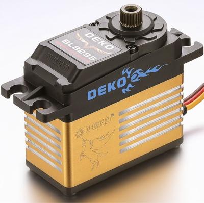 China DEKO SERVO BL8295 Mid CNC Aluminium Case Digital Brushless motor Hi-end Servo Stall Torque 22kg For 600-800 Heli cyclic for sale