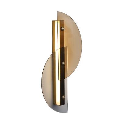 China Modern Creative Nordic Acrylic Wall Light Lamp Nordic Wall Aisle Decoration Bedroom for sale