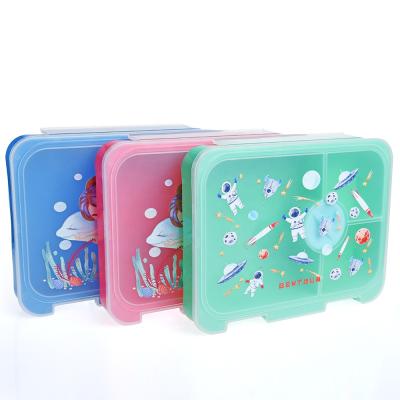 China 4 Compartment Sustainable Baby Kids Children Thermal Adult Bento Lunch Box for sale