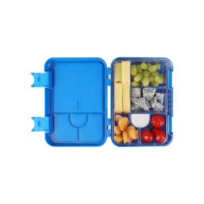 China Sustainable Balance 6 Compartments School Nutrition Plastic Kids Lunch Boxes Tritan Bento Box For Kids for sale