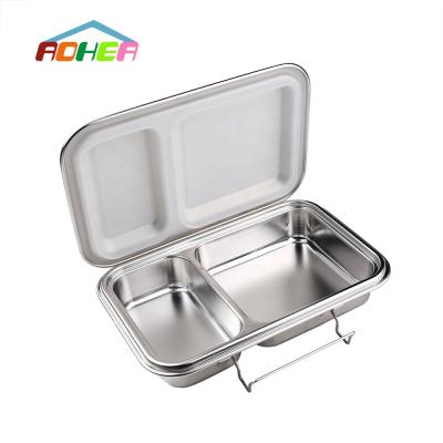 China Sustainable Stainless Steel Lunch Box Bento Lunch Box For Kids Stainless Steel Food Bento Box Adult for sale