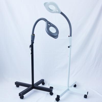 China Multifunctions Wholesale 5X Floor Stand LED Magnifying Lamp With Magnifier Magnifier for sale