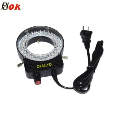 China LED Light for Microscope PDOK OK65LED Shine Lamp Microscope LED Ring Light Adjustable Light Source for sale