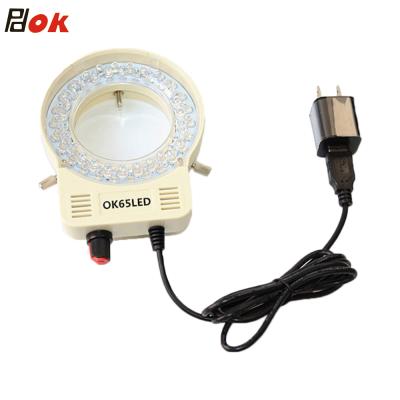 China Factory Wholesale LED Adjustable Round Ring Lamp Microscope Light Source OK65LED for sale