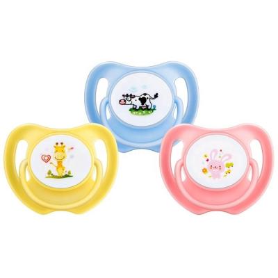 China BPA free luxury baby pacifier round pacifier baby pacifier for sublimation for sale