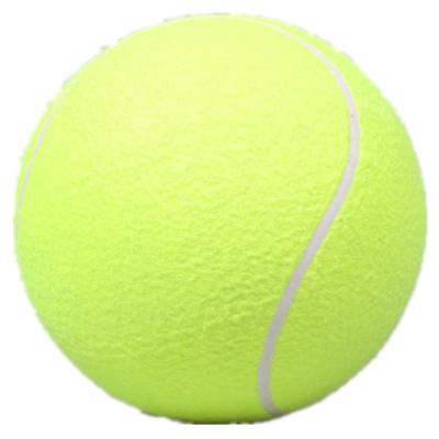 China Custom Logo Printed Big Tennis Ball Rubber Tennis Ball Pressure Generator Tennis for sale